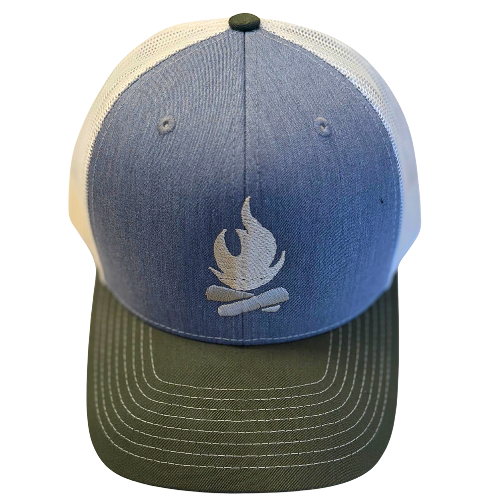 Premier Hat - Denim/White - Image 2