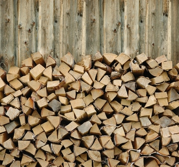 stack of firewood in stamford